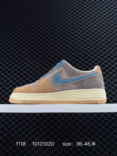 Nike Air Force 1 07 Low Light grey and sail suede EU 36-45 5 lifestyle
