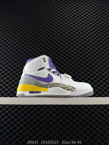 Jordan Air Jordan Legacy 312 White Purple Yellow Gray Black EU 36-45 Basketball Shoe - Unisex (BS-81271)