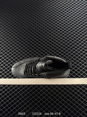 Jordan Air Jordan 12 Retro Winterized Triple Black EU 36-47 Basketball Shoe - Unisex (BS-80775)