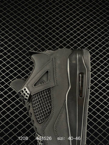 Jordan Air Jordan 4 Retro Black EU 40-46 Basketball Shoe - Men s BS-80090