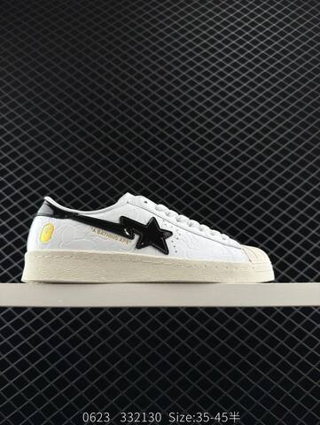 Bape x Adidas Originals Superstar JR2701 35 5 36 36 5 37 38 Lifestyle - Women's (BS-78335)