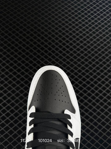 Jordan Air Jordan 1 Low White Black Gold EU 36-46 Sneaker - Unisex (BS-80191)