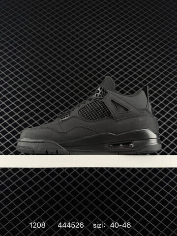 Jordan Air Jordan 4 Retro Black EU 40-46 Basketball Shoe - Men's (BS-80090)