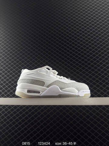 Jordan Air Jordan 4 RM Black Light Gray Cream White EU 36-45 Basketball Shoe - Unisex (BS-80912)