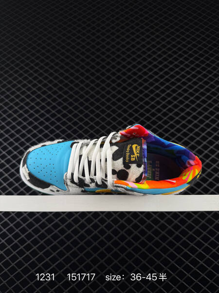Nike SB Dunk Low Pro QS Chunky Dunky CU3244-100 Blue White Black Yellow Green EU 36-45 5 skate lifestyle