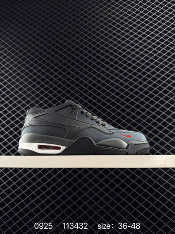 Jordan Air Jordan 4 RM Nigel Sylvester Anthracite Dark Grey Black White Red EU 36-48 Sneaker - Unisex (BS-80640)