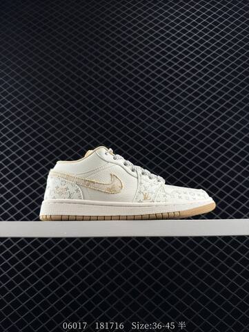Jordan Air Jordan 1 Low Off White Light Green Beige EU 36-45 Skate Shoe - Unisex (BS-81190)