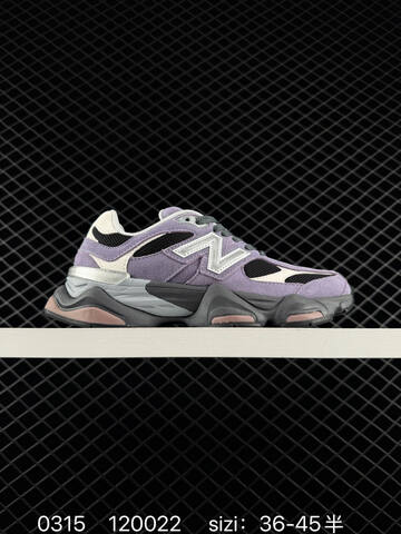New Balance 9060 Purple Black White Grey Pink EU 36-45 Sneaker - Unisex (BS-82303)