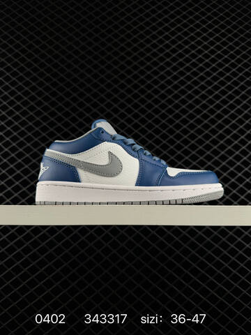 Jordan Air Jordan 1 Low White Light Blue Sail Gum EU 36-47 Sneaker - Unisex (BS-79562)