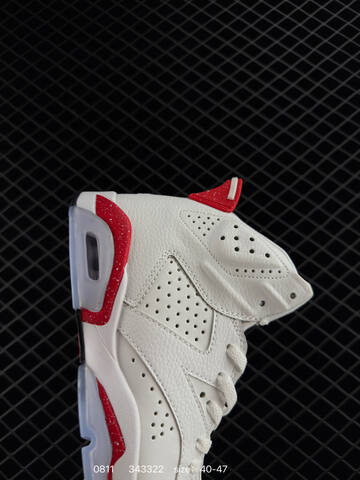 Jordan Air Jordan 6 Retro Olympic 2024 White Red EU 40-47 Basketball Shoe - Men's (BS-80931)