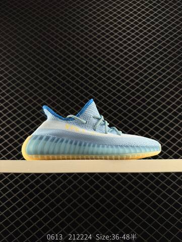 Adidas Yeezy Boost 350 V2 White Green Yellow EU 36-48 Sneaker - Unisex (BS-83581)