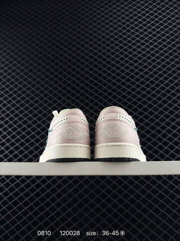 Jordan Air Jordan 1 Low Sail Grey Pink Turquoise Black EU 36-45 Sneaker - Unisex (BS-80941)