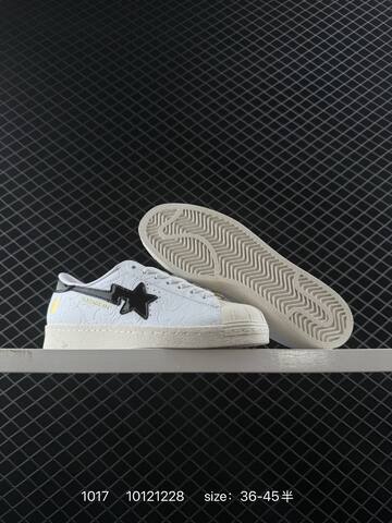 Atmos x BAPE x Adidas Originals Superstar JQ3666 36 Lifestyle - Women's (BS-77585)