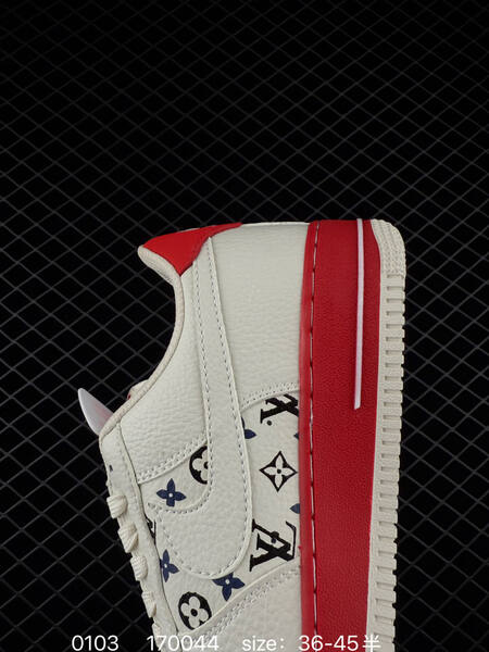 Nike Air Force 1 07 Low White Red EU 36-45 5 casual lifestyle