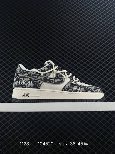 Nike Air Force 1 07 black white cream EU 36-45 lifestyle