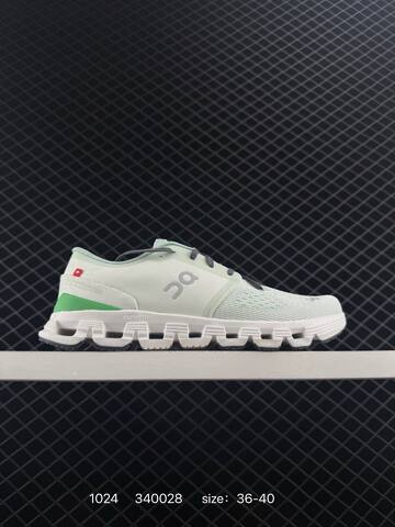 On Cloud X4 Mint Green White Gray EU 36-40 Running Shoe Running Sneakers - Unisex (BS-85478)