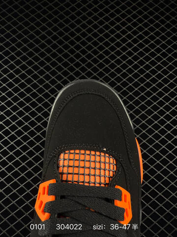 Jordan Air Jordan 4 Retro CT8527-400 Black Orange EU 36-47 Basketball Shoe - Unisex (BS-79919)