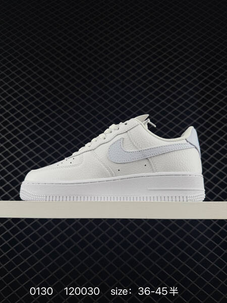 Nike Air Force 1 07 white with light blue accents 36-45 5 lifestyle