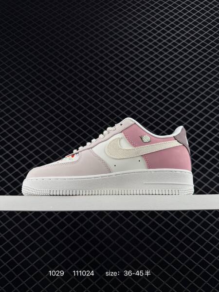 Nike Air Force 1 Low Pink White Cream EU 36-45 lifestyle