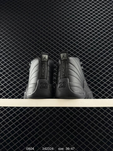 Jordan Air Jordan 12 Retro Winterized Triple Black EU 36-47 Basketball Shoe - Unisex (BS-80970)