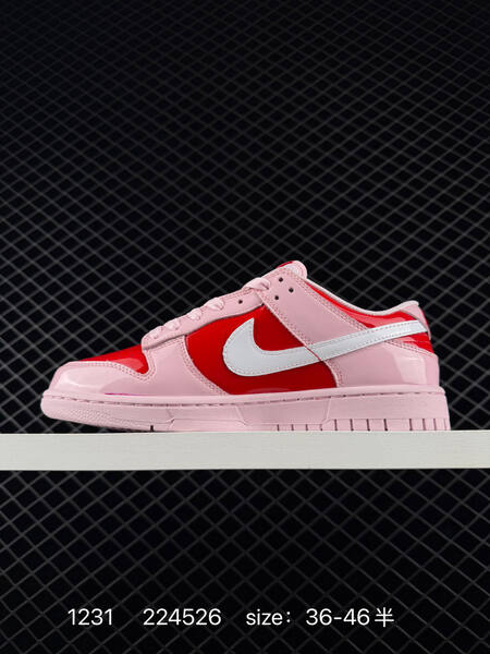 Nike Dunk Low Pink Red White EU 36-46 5 skate lifestyle