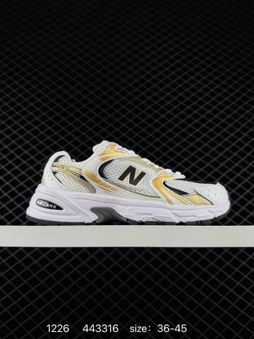 New Balance 530 MR530SG White Black Gold EU 36-45 Sneaker - Unisex (BS-82444)