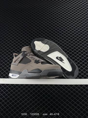 Jordan Air Jordan 4 Retro SE Brown Black White Grey EU 40-47 Basketball Shoe - Men's (BS-80400)