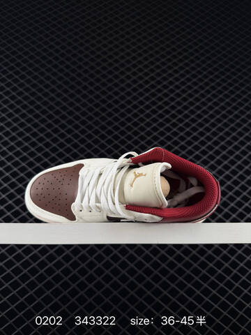 Jordan Air Jordan 1 Low Sail Brown Red Gold EU 36-45 Sneaker - Unisex (BS-79731)