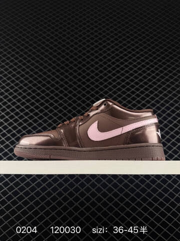 Jordan Air Jordan 1 Low Metallic Brown Light Pink EU 36-45 Sneaker - Unisex (BS-79717)