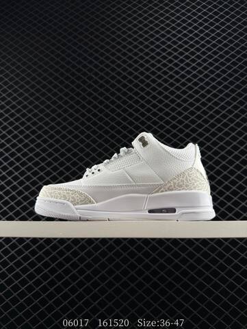 Jordan Air Jordan 3 Retro SE White Light Grey EU 36-47 Basketball Shoe - Unisex (BS-81189)