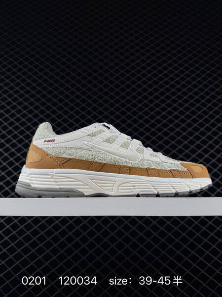 Nike P-6000 Sail White Tan Gum Red EU 39-45 running lifestyle