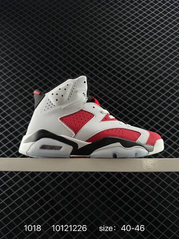 Jordan Air Jordan 6 Retro Olive Green Black Cream Red EU 40-46 Basketball Shoe - Men's (BS-80483)