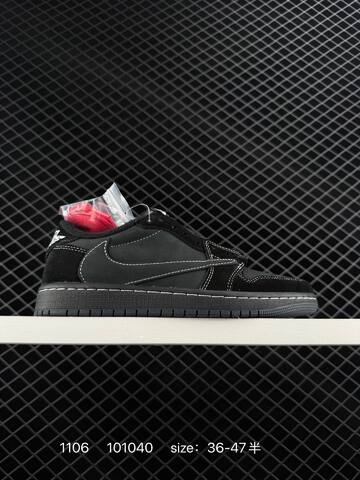 Jordan Air Jordan 1 Low OG SP Travis Scott Pink White Cream Red EU 36-47 Sneaker - Unisex (BS-80336)