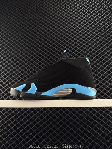 Jordan Air Jordan 14 Retro Black University Blue EU 40-47 Basketball Shoe - Men's (BS-81194)