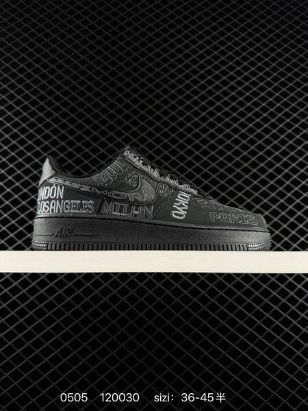 Nike Air Force 1 '07 LV8 Black/Gray EU 36-45.5 lifestyle