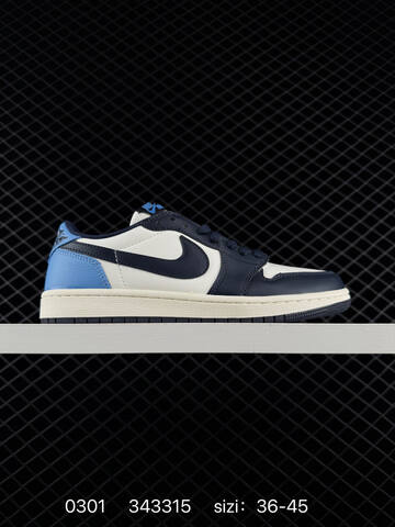 Jordan Air Jordan 1 Retro Low OG Sail Dark Navy University Blue EU 36-45 Sneaker - Unisex (BS-79707)