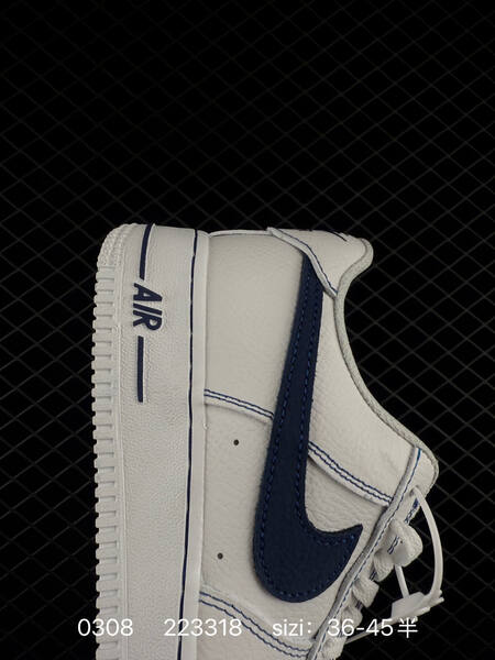 Nike Air Force 1 Low HQ2037-001 White Navy Blue EU 36-45 lifestyle