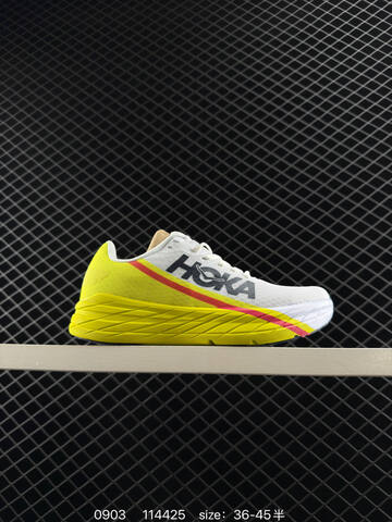 HOKA ONE ONE ROCKET X Red White Black EU 36-45 Running Shoe Running Sneakers - Unisex (BS-86464)