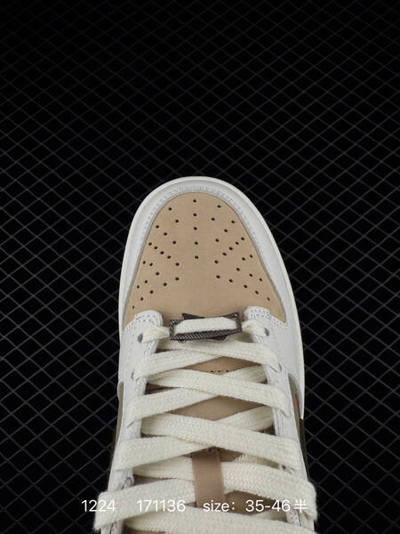 Nike Dunk Low olive beige white brown with red accents 35-46 casual lifestyle