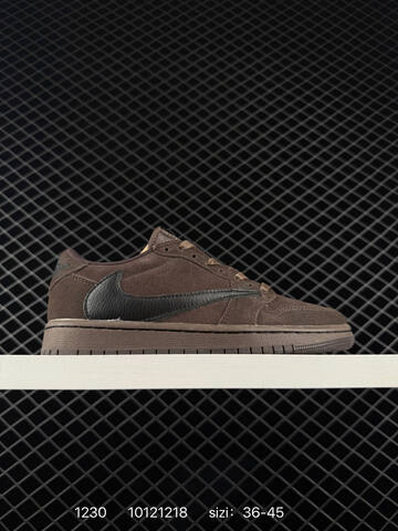 Jordan Travis Scott x Fragment Design x Air Jordan 1 Low OG Yellow Blue White Gum EU 36-45 Sneaker - Unisex (BS-79937)