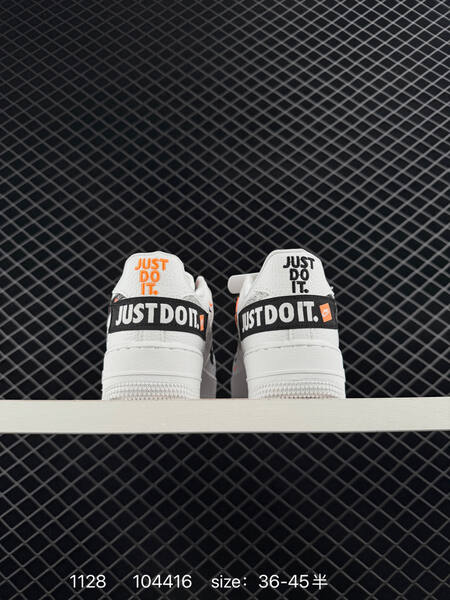 Nike Air Force 1 Low White Black Orange EU 36-45 5 lifestyle