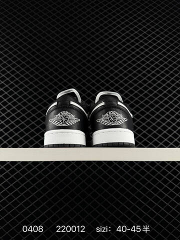Jordan Air Jordan 1 Low Black White EU 40-45 Sneaker - Men's (BS-79524)