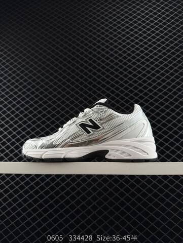 New Balance 740 U740NW2 White Silver Black EU 36-45 Running Shoe - Unisex (BS-83358)
