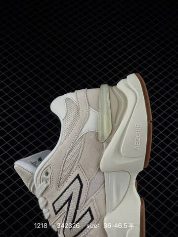 New Balance 9060 Beige Dark Grey Cream EU 36-46 5 Sneaker - Unisex (BS-82470)