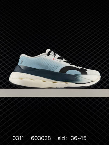 On Cloudboom Strike Blue Grey White Black EU 36-45 Running Shoe Running Sneakers - Unisex (BS-85395)