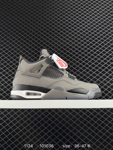 Jordan Air Jordan 4 Retro FV5029-003 Grey Black White EU 36-47 Basketball Shoe - Unisex (BS-80204)