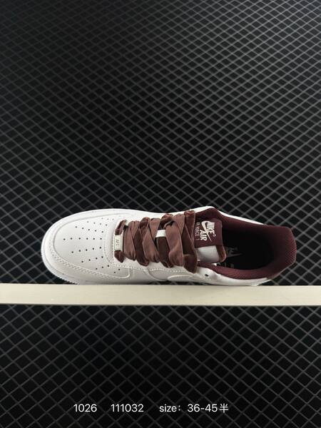 Nike Air Force 1 07 white burgundy EU 36-45 5 lifestyle