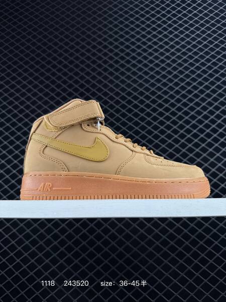 Nike Air Force 1 Mid wheat gum EU 36-45 5 casual lifestyle