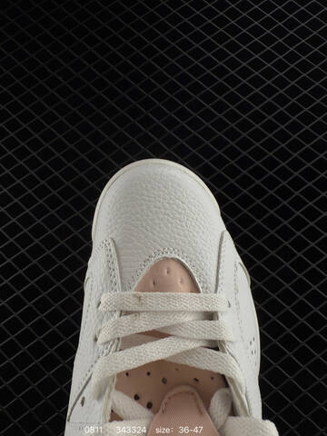 Jordan Air Jordan 6 Gold Hoops White Light Pink Pale Yellow Gold EU 36-47 Basketball Shoe - Unisex (BS-80930)