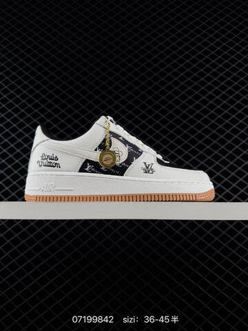 Nike Air Force 1 07 Low white black grey red